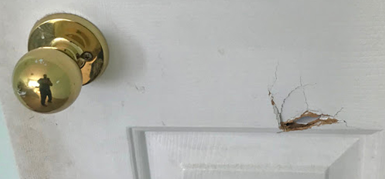 interior door hole repair Tulare